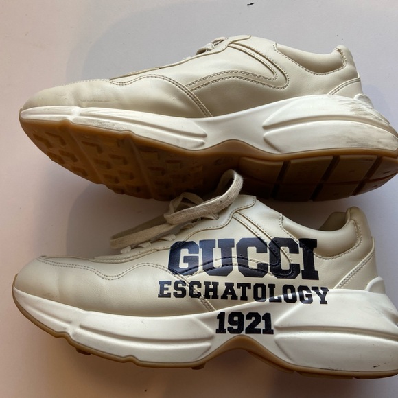 Gucci Shoes - Women’s Gucci 25 Eschatology 1921 Leather Sneakers Size 7 Made in Italy